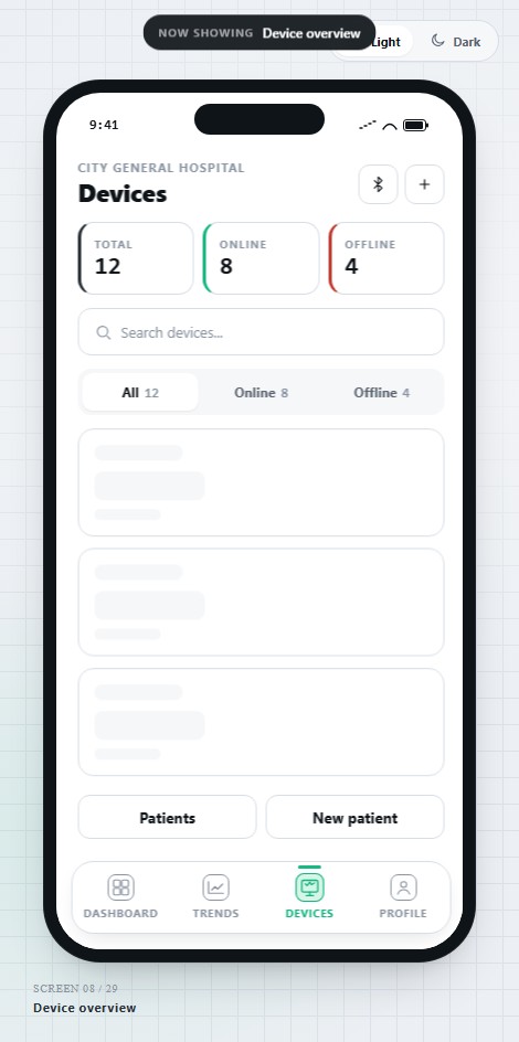 ArogyaSync mobile device overview